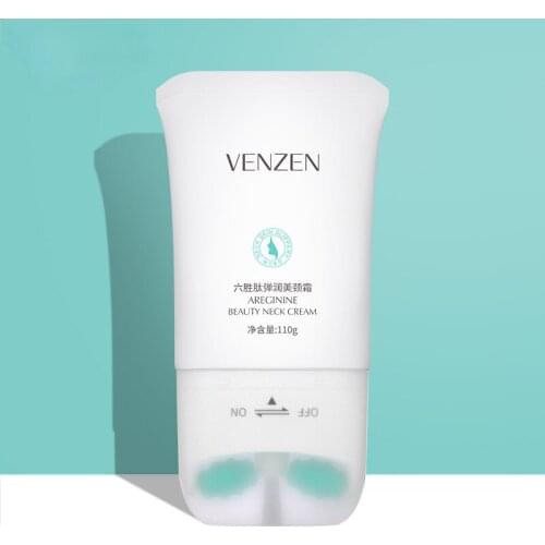 Double Roller Massage Areginine Beauty Neck Slippery Cream Whitening Anti Aging Wrinkle Moisturizing Skin Care