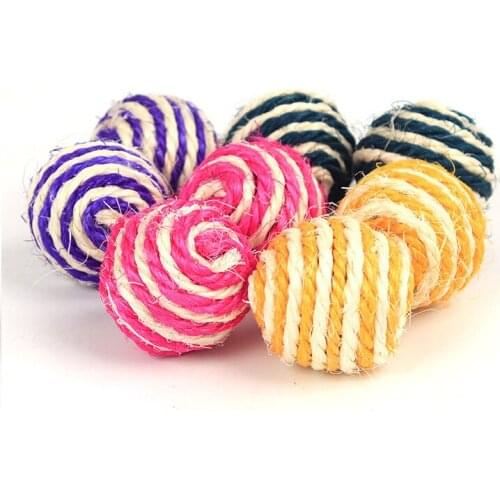 Grind the Claws Pet Products for Cats Toys Sisal Ball Animals Accessories Cats Products for Pets Cat Toys for Kittens Animal