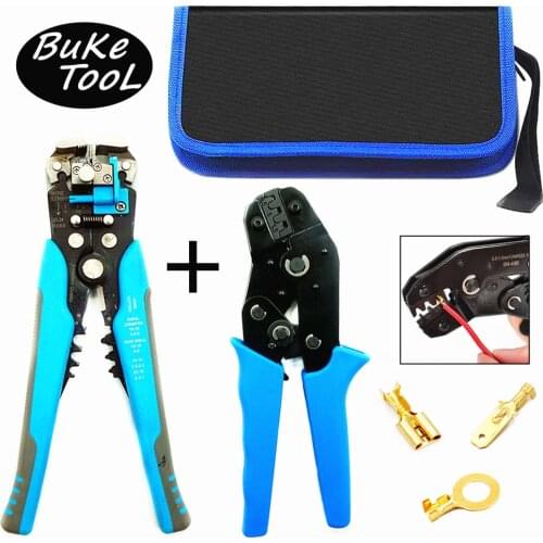DuPont Terminals Crimp Pliers Crimping Tools SN-48B Kit for 2.8 4.8 6.3 VH3.96 Wire Crimper Crimping Tools Ratcheting