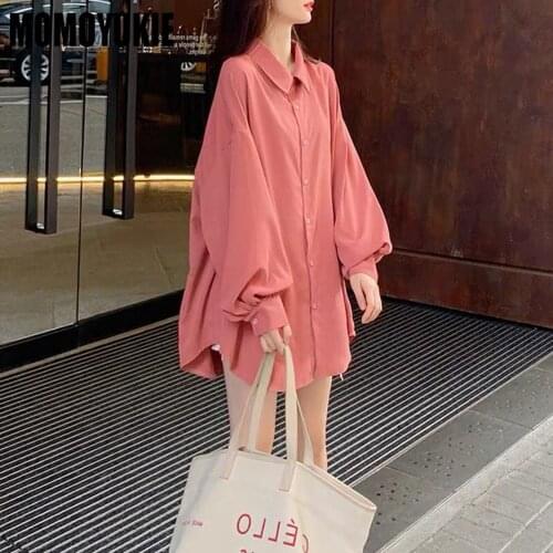 Женские рубашки оверсайз Momoyukie China At AliExpress