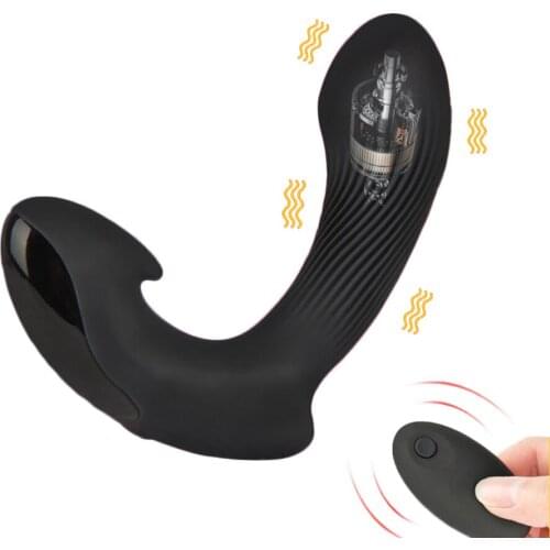 2020 New Male Sex Toys Anal Vibrator Prostate Massager Vibrators For Men Anal Plug Silicone Buttplug Adult Erotic Toys Sex Shop