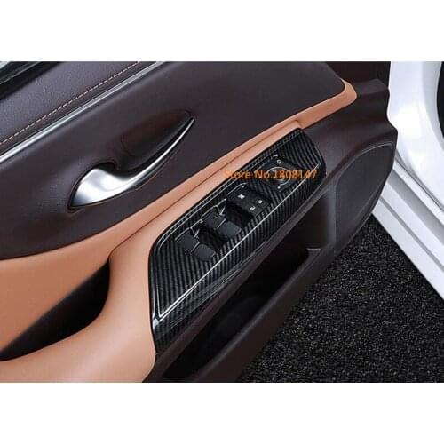 Car Door Window Glass Switch Button Panel Lift Armrest Handrail Trim Frame For Lexus ES ES200 ES250 ES300 ES350 2018 2019 2020