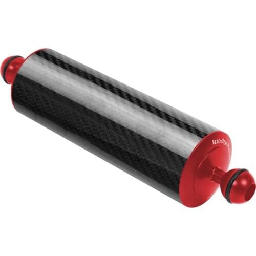 60mm 10inch Carbon Fiber Float Buoyancy Dual Ball Floating Arm Diving Camera Diving Tray for Gopro/Smartphones