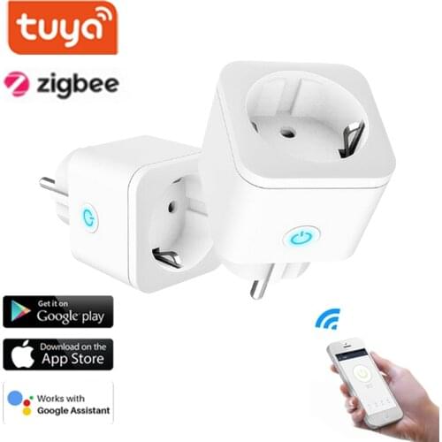 Zigbee Smart Plug WiFi Socket EU 16A Power Monitor Timing Function Tuya Smart Life APP Control Works With Alexa Google Assistant