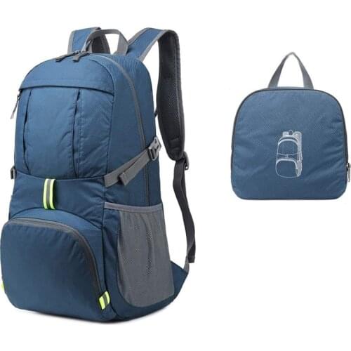 Ultra-Light Portable Outdoor Backpack Travel Necessary High Capacity Knapsack Waterproof Foldable Storage Organize Bag Supplies