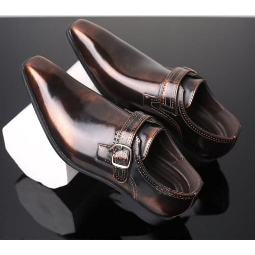Summer Men Leather Shoes Fashion Big Size 38-47 Dress Business Men Shoes Pointed toe Formal Oxfords Shoes For Men Wedding Shoes