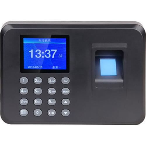 USB Password Biometric Fingerprint Time Office Attendance Clock Recorder Employee Electronic Access Control Machine