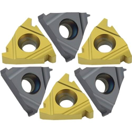 10pc 16ER / 22ER 1.5TR 2TR 2.5TR 3TR 4TR 5TR 6TR carbide thread insert trapezoid thread turning tool blade
