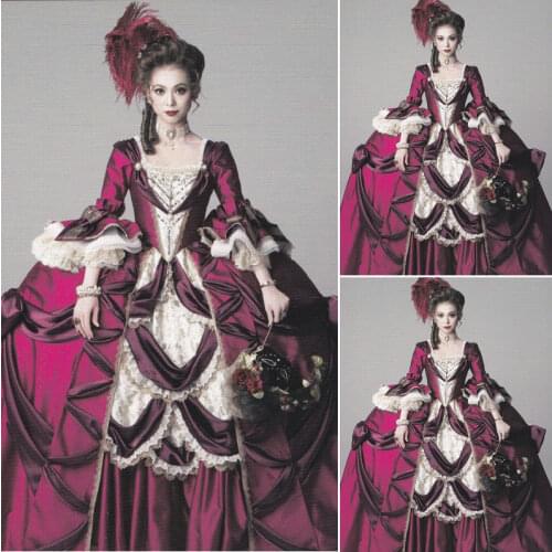 18 Century Civil War Southern Belle Gown evening Dress/Victorian Lolita dresses/scarlett dress US6-26 SC-1039