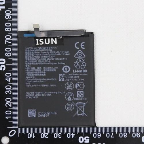 ISUNOO 3020mAh HB405979ECW Battery For Huawei Nova CAZ-AL10 CAZ-TL00 Enjoy 6S Honor 6c Y6 PRO 2017 Y5 2017 p9 lite mini +tools