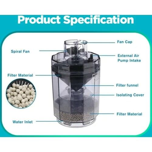 Fish Tank Filter Fish Stool Suction Collector Fully Automatic Vacuum Cleaner