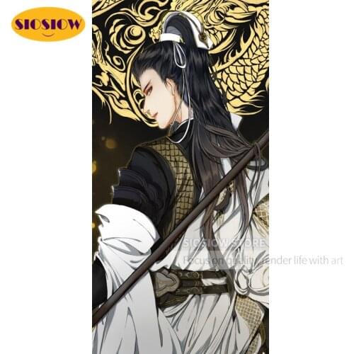 Diamond Embroidery Man 5d Diy Diamond Painting Men Chinese Cross Stitch Rhinestone Picture Diamond Mosaic Sale Full Home Decor