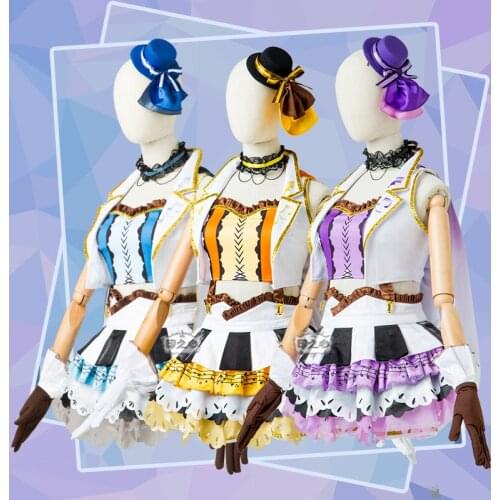 Anime Lovelive Sunshine Aqours Daydream Warrior All Menber Performance Outfit Cosplay Costume Halloween Women Free Shipping 2020