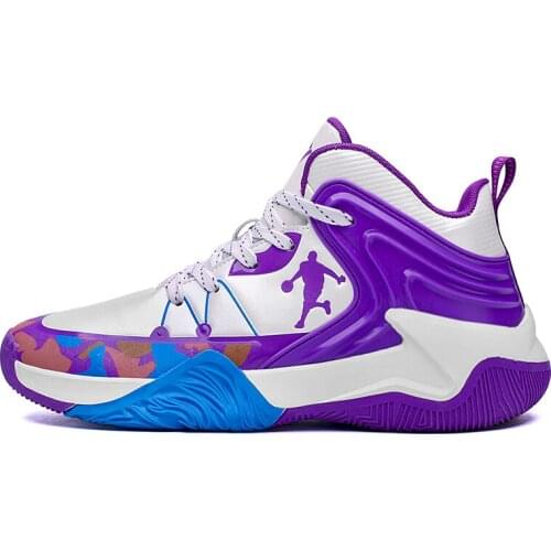 Basketball Shoes Men Athletic Non-Slip Basketball Sneakers for Women Mixed Color Breathable Sports Shoes Couple Fitness Trainers