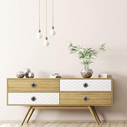 Elegant Clear Crystal Drawer Knobs Furniture Door Handles Pulls for Wardrobe