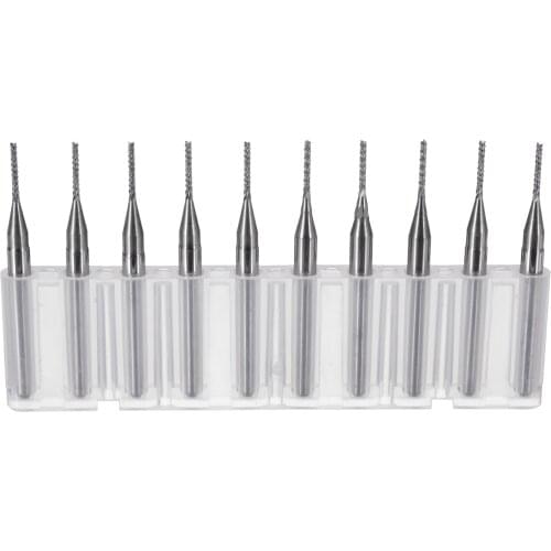 10pcs End Mill Straight Shank Cutter CNC PCB Engraving Milling Tools Mill Tool 1x3.1x8mm