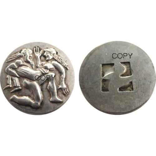 G(27) Greek Silver Coin, THRACE AR STATER Silver Plated Copy Coin