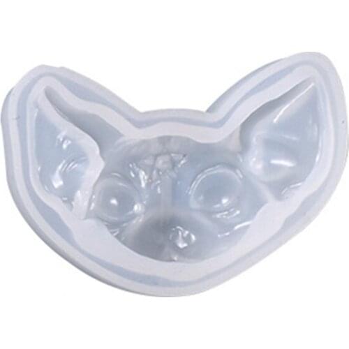 Crystal Epoxy Resin Mold Animal Head Decorations Silicone Mould DIY Crafts Tool