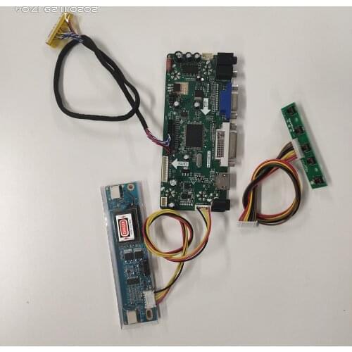 Kit for LM150X06/LM150X05-C3 Panel 20pin HDMI+DVI+VGA LCD 2 Lamps 1024x768 DIY Controller Board Display Audio Driver Screen 15"