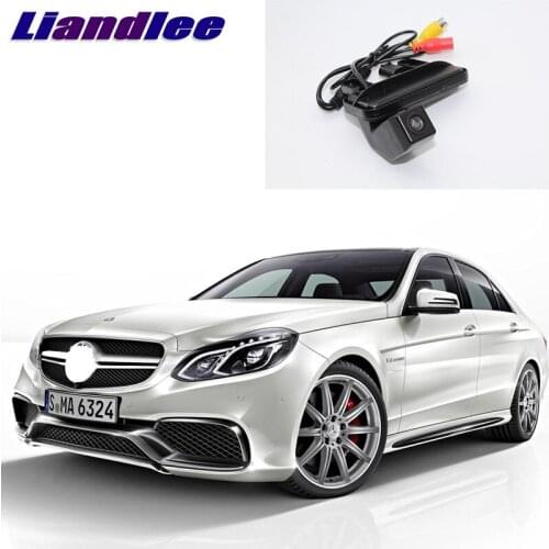 LiandLee Car Trunk Handle Rear View Reversing Parking Camera For Mercedes Benz E Class MB W212 C207 E200 E260 E300 E350