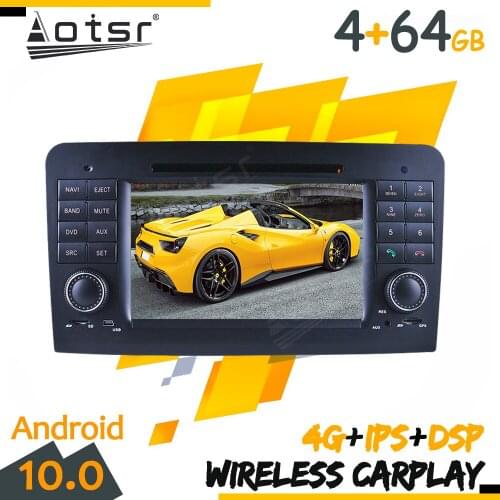 Android Tape Radio Recorder Car For Benz ML W164 GL X164 2005-2012 GPS Navi Multimedia Player Stereo Autoradio Carplay Head unit