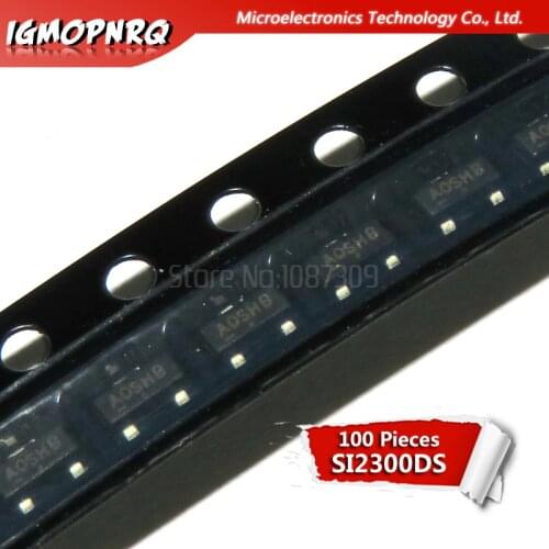 100pcs SI2300DS SI2300 SI2300DS-T1-GE3 SOT23-3 MOSFET 30V 3.6A N-CH MOSFET new original