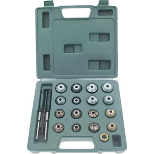 Whole set Carbide Valve Grinding Wheel Valve Seat Cutter Reamer Head Toolholder kit for Motorcycle Engine Valve Seat Repair