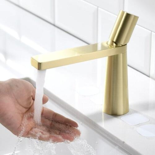 Bathroom Basin Faucet Brush Gold/ Gun Gray/Black Basin faucet bathroom faucet sink tap single lever brass New