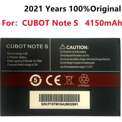 100% New Original CUBOT Note S Battery 4150mAh Replacement backup battery For CUBOT Note S Cell Phone