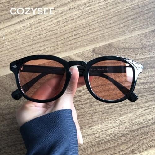 2020Fashion Johnny Depp Lemtosh Style Sunglasses Vintage Round Tint Ocean Lens Brand Design Sun Glasses Oculos De Sol