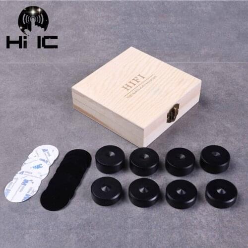 4pcs HIFI Audio Speakers Amplifier Fine Steel Anti-shock Shock Absorber Foot Pad Nail Feet Pads Vibration Absorption Stands