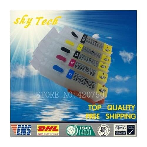 5PK Empty Refillable Cartridge suit for PGI650 CLI651 ,Suit for canon MG5460 MG5560 MG6360 MG6460 MG7160 IP7260 ,with ARC chip