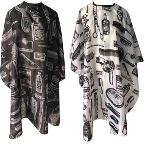 80% Hot Sale Waterproof Anti-static Printed Haircut Cloth Hair Beauty Cape Hairdressing Apron