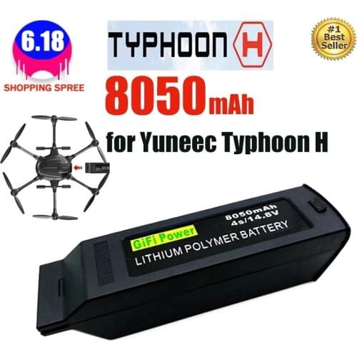 SALE 8050mAh 14.8v Lipo Battery for Yuneec Typhoon H Drone RC Hexacopter Black New