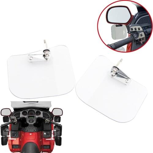 Motorcycle Accessories Left Right Side Air Wing Deflector Windshield Mirror Mount case for Honda GoldWing GL1800 01-11 F6B 13-17