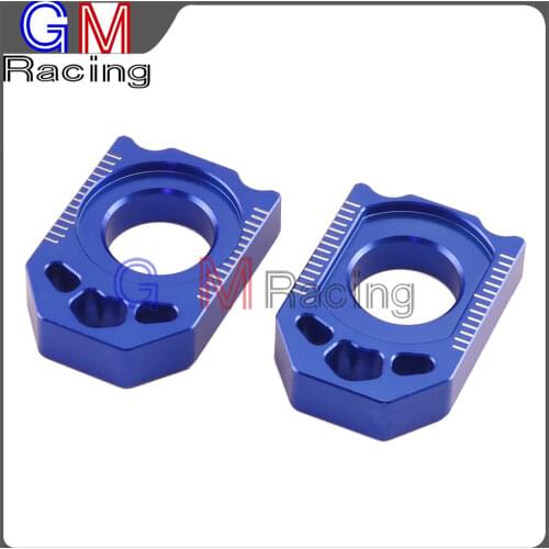 CNC Aluminum Chain Adjuster Axle Block For YAMAHA WR250F WR450F WR250R WR250X WR YZ 250F 450F 250X 250FX Motorcycle Dirt Bike