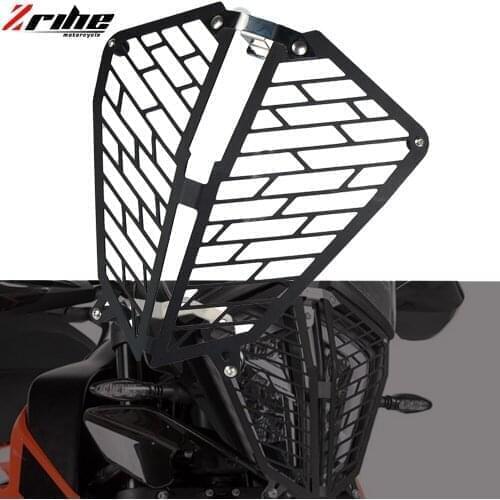 Motorcycle Aluminium Front Headlight Protector Cover Grill Cover Protector For 790 890 Adventure S/R 790ADV 890ADV ADV 2020-2021