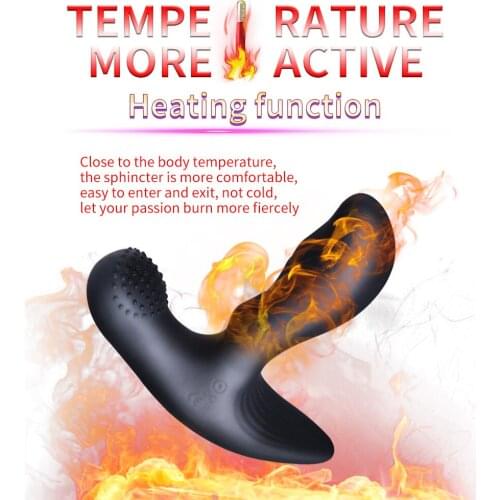 Remote Control Anal Vibrator Sex Toys For Men Butt Plug Penis Training Male Heat Prostate Massager Erotic toys for Gay