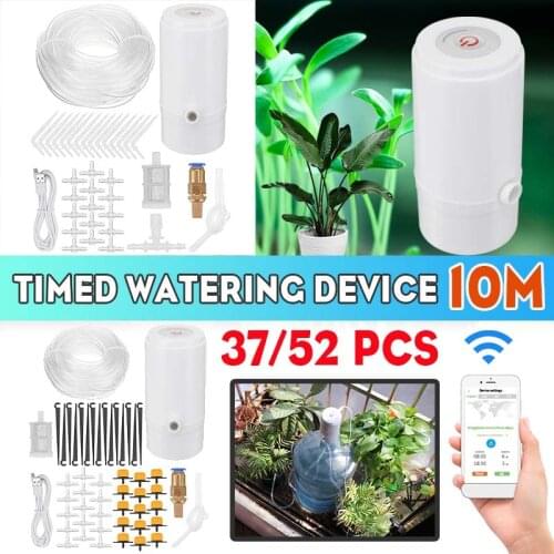 Automatic Garden Watering Timer Drip Irrigation System WIFI Remote Control Self Watering Plant Timer + APP Remote