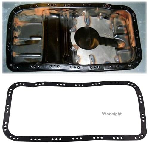 Wooeight Rubber Black Engine Oil Pan Gasket Replacement Car Accessories fit for Honda for Civic 1996-2001 2002 2003 2004 2005
