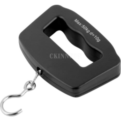 DHL 50PCS 50kg x 10g Digital LCD Portable Scale Hanging Travel Digital Luggage Scale Wholesale Hot sale