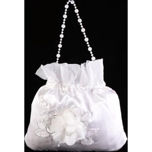 Elegant Fashion Bride Bridesmaid Wedding Flower Girl Dolly Bag Handbag Wedding Lovely Gift Accessories