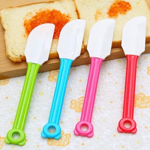 JX-LCLYL New Soft Silicone Cake Cream Mixing Butter Spatula Baking Scraper Kitchen Gadget