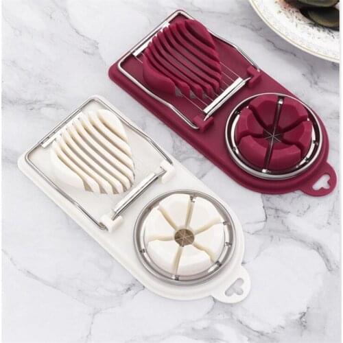 Kitchen accessories multi-function egg cutter Stainless steel egg cutter Steel wire Slicing gadgets Cooking tools