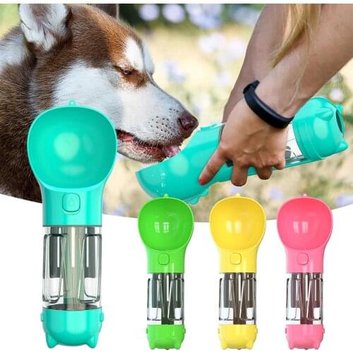 New 1PC Pet Dog Water Bottle Foldable Portable Drinking Bottle Travelling Outdoor Drinking Feeder Bowl Feeder Pet Product