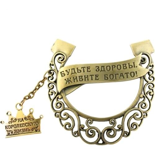 2017 new arrival gift. Russian horseshoe.cute crown pendant handicraft for home decor.sweet gift box souvenir statues royal life