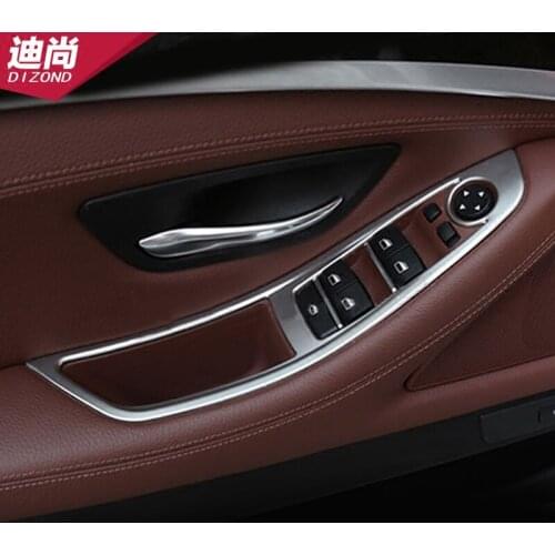 Suitable for BMW 5 Series interior modification 520 523 525 glass switch handle decorative frame door lift window