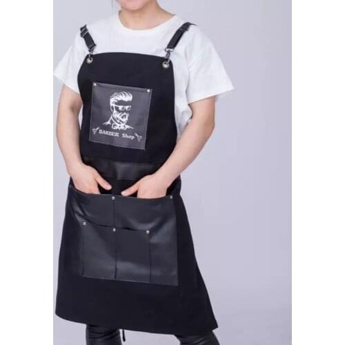 Hair salon appliances Hairdresser apron cooking kitchen apron female male chef waiter coffee shop bib kitchen accessories