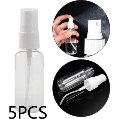5PC 10/20/30/50/60ML Empty Spray Bottle Portable Outdoor Travel Cosmetic Container Makeup Bottle Atomizer Sub-bottle