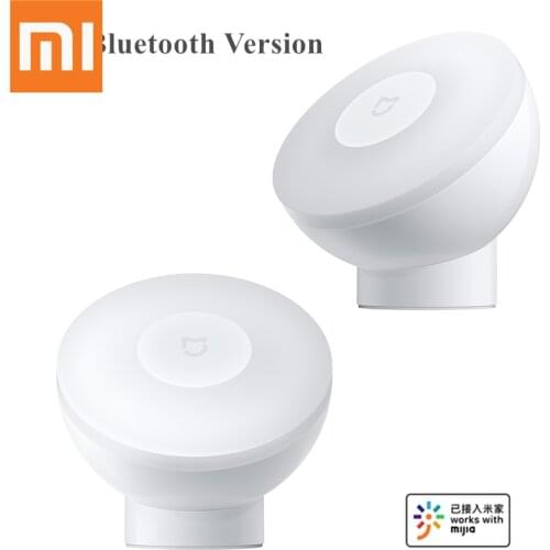 Xiaomi Mijia LED Night Light Bluetooth Version Adjustable Brightness Infrared Smart Human Body Light Sensor Work With Mijia App